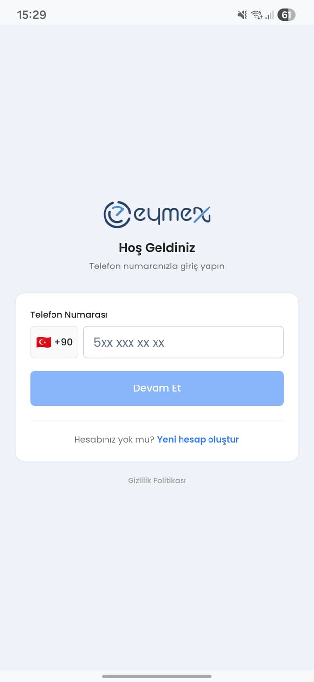 iOS ve Android Uygulaması - Hem iOS hem Android cihazlarda native uygulama desteği. Her iki platformda da aynı arayüz ve özellikler. Web üzerinden de erişim mümkün.
